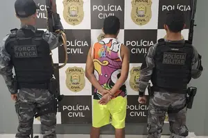 Preso por agredir enteada (Foto: PM-PI)