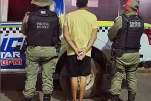 Preso por tentar matar filho de 10 meses (Foto: PM-PI)