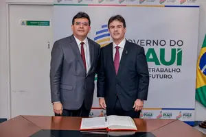 Rafael Fonteles e Severo Eulálio (Foto: Gabriel Paulino)