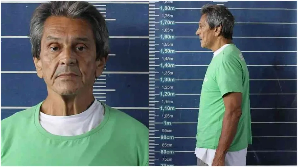 Roberto Jefferson preso sendo identificado