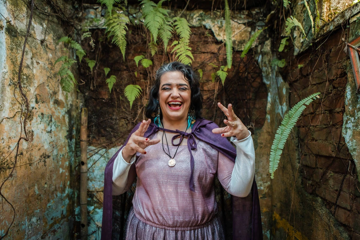 Tânia Gori, criadora da Convenção de Bruxas e Magos de Paranapiacaba