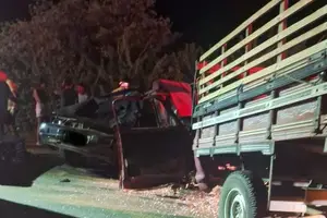 Veículos envolvido em acidente em São Raimundo Nonato (Foto: Reprodução)