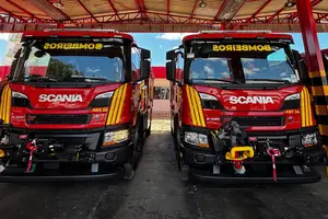 Viaturas do Bombeiro Militar (Foto: Bombeiros)