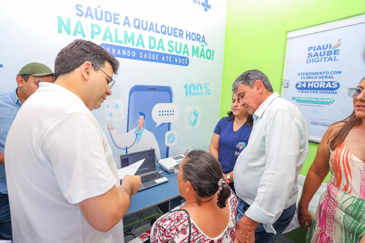 Visita à sala do Saúde Digital na UBS Boa Esperança