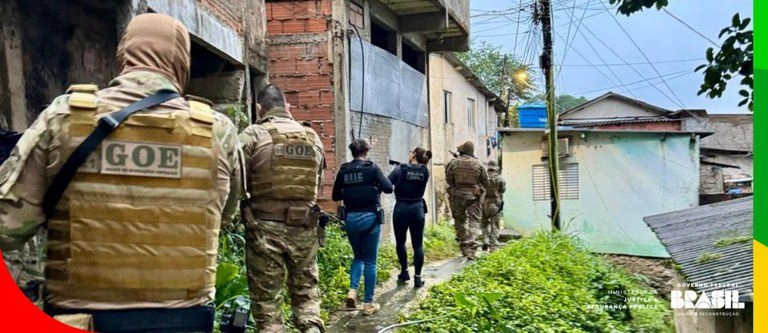 Ação conjunta MJSP e SSP-SC