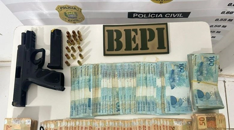 BEPI apreende arma e dinheiro para averiguação