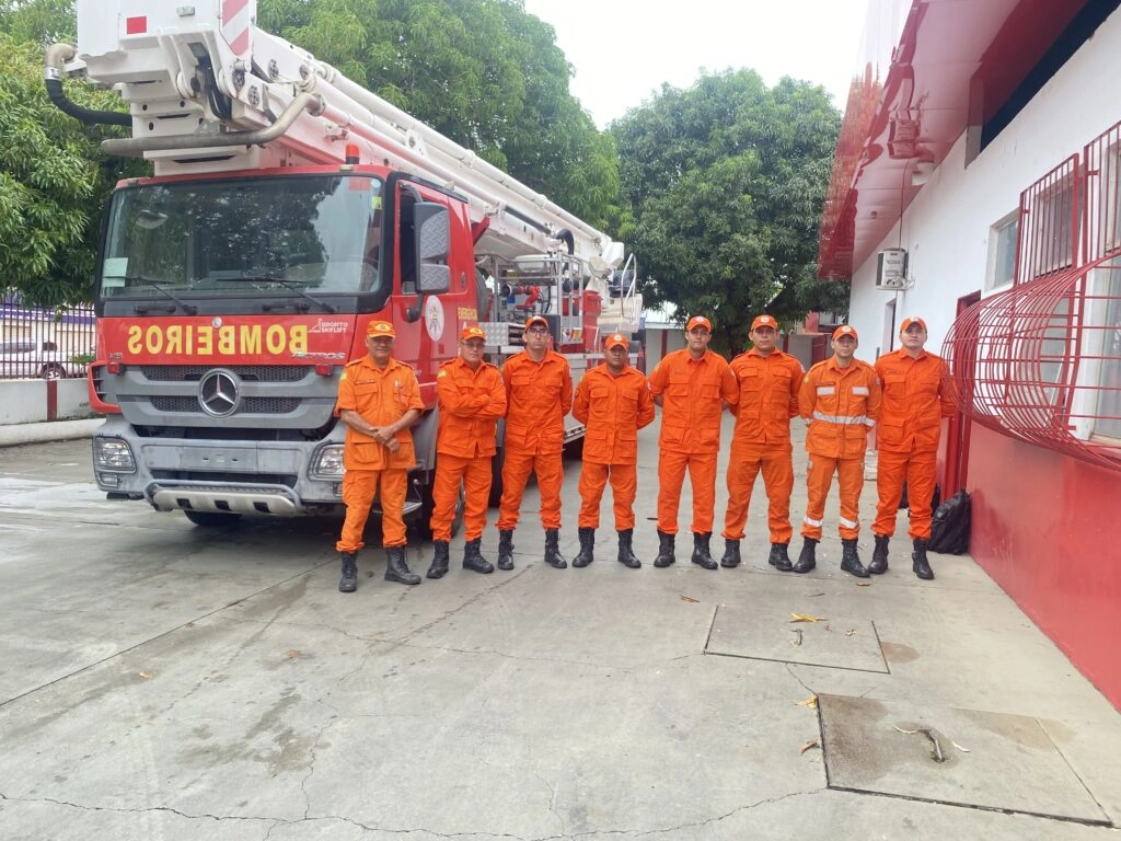 Bombeiros preparados para as ocorrências
