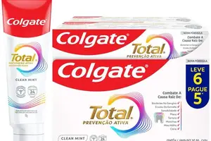 Colgate Total Prevenção Ativa Clear Mint (Foto: Reprodução | Foto: Divulgação)