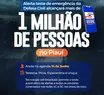 Mais de 1 milhão de pessoas no Piauí receberão o alerta teste da Defesa Civil