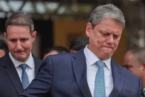 Derrite e Tarcísio sofrem desgaste na segurança (Foto: Reprodução)