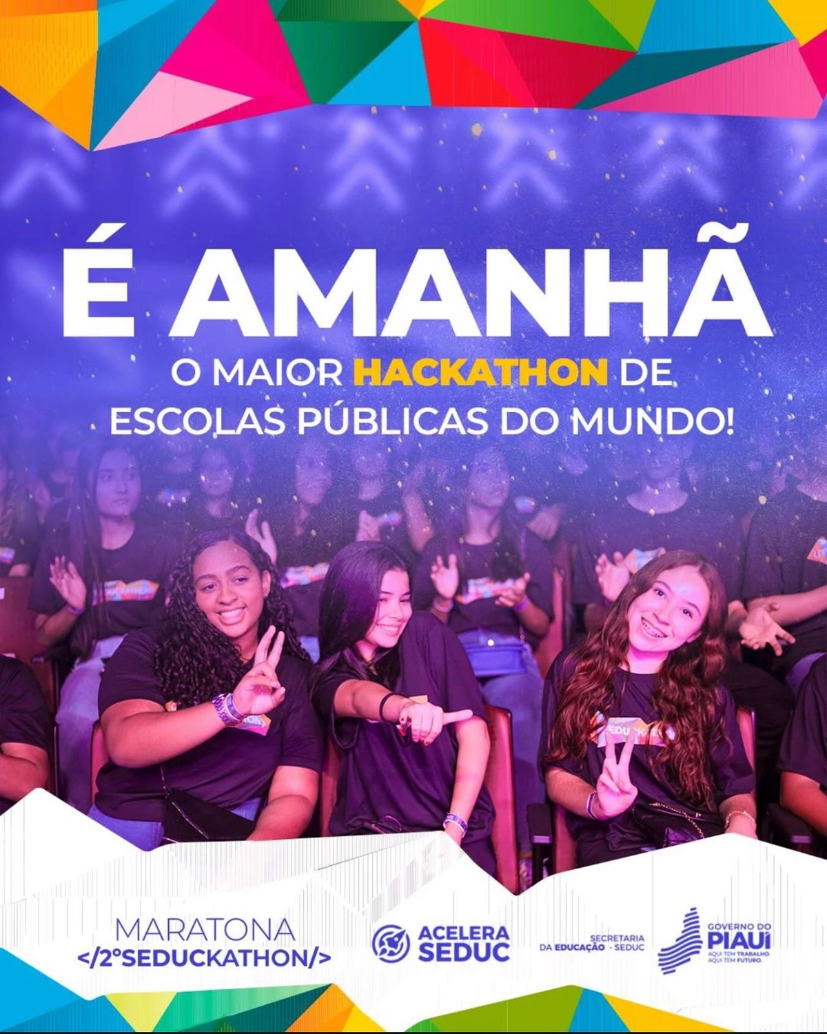 Evento promovido pela Seduc impulsiona soluções criativas em tecnologia e educação no estado