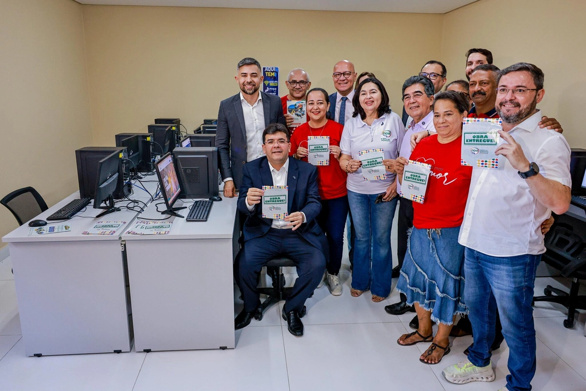 Inauguração de Obras do Orçamento Participativo Digital do Piauí - OPA. Biblioteca Francisca Maria de Moura Neguinha e Reforma do Centro Esportivo Deputada Francisca