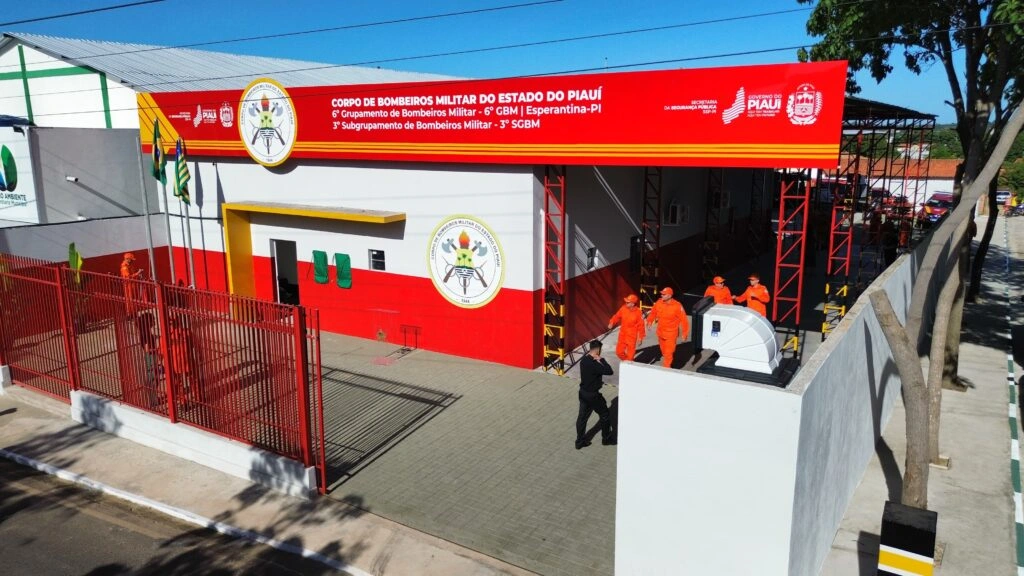Inauguração do novo quartel do Corpo de Bombeiros Militar em Esperantina