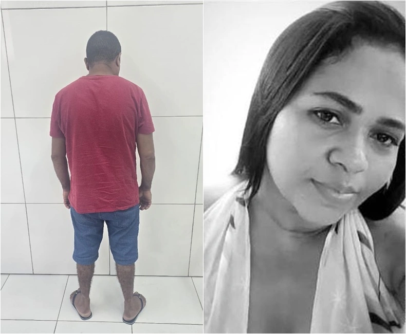 José de Ribamar foi preso na manhã deste sábado (21), suspeito de matar a ex-esposa, Gleice Silva, a facadas na cidade de Timon, no Maranhão