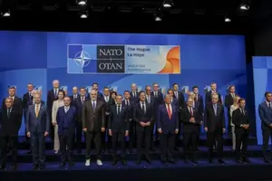 Líderes de países que compõem a Otan (Foto: Reprodução | Foto: EFE/JJ Guillén)