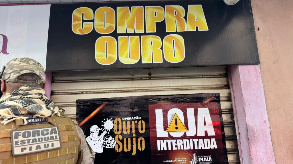 Loja de comércio de ouro