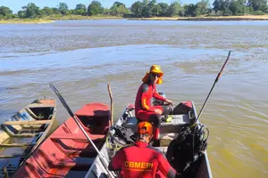 O corpo da vítima foi localizado há 500 metros de distância do ponto de onde teria se afogado. (Foto: Divulgação)
