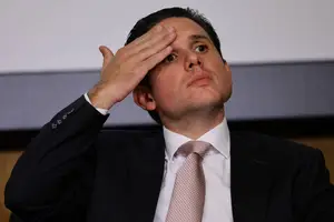 O presidente da Câmara dos Deputados, Hugo Motta, durante solenidade pelos 60 anos do Banco Central (Foto: Ueslei Marcelino - 2.abr.2025/Reuters)