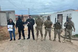 Polícia em Paulistana (Foto: SSP-PI)