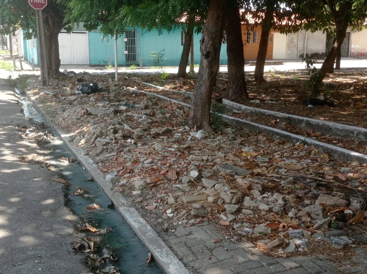 Praça da Brita no bairro Dirceu I