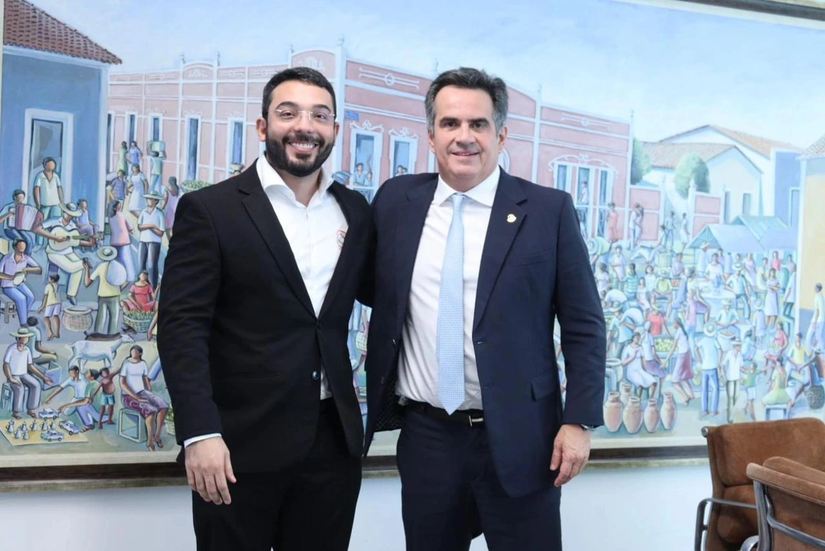 Prefeito de Parnaíba Francisco Emanuel e senador Ciro Nogueira