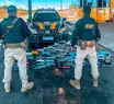 PRF apreende ônibus e localiza 139 kg de cocaína avaliados em mais de 10 milhões