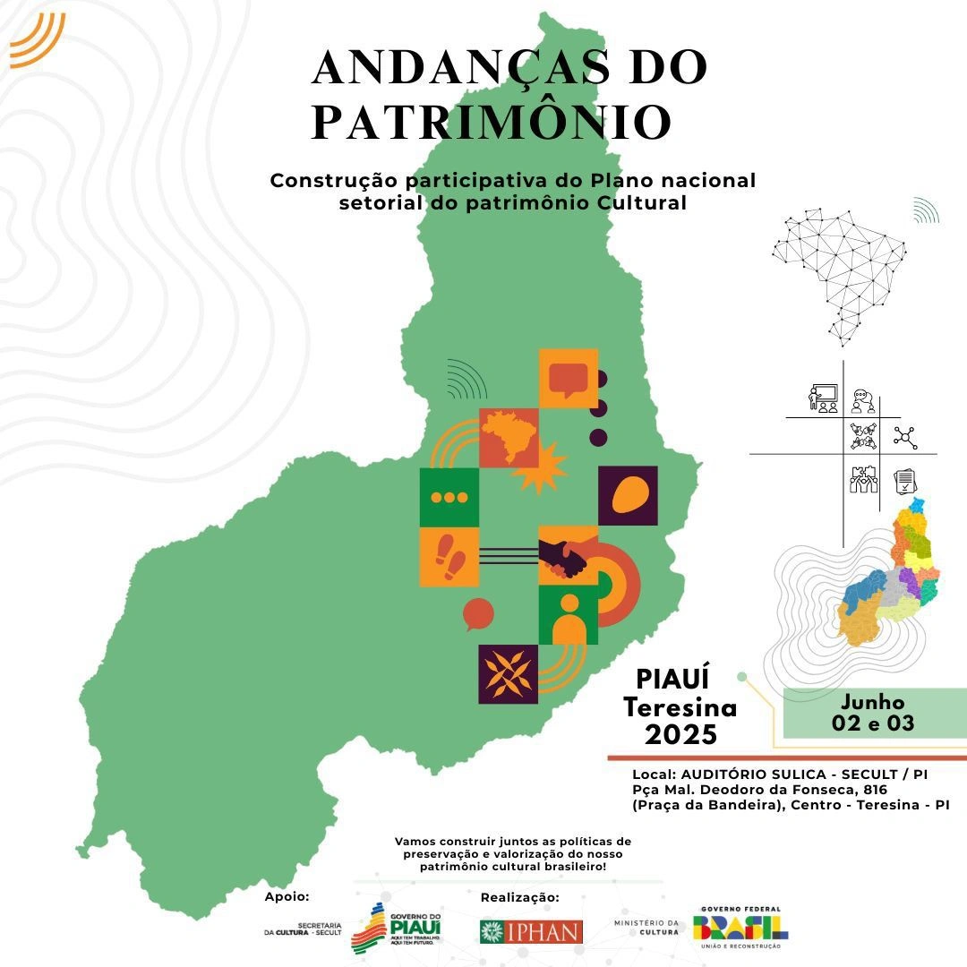 Projeto Andanças do Patrimônio promove debate sobre políticas culturais
