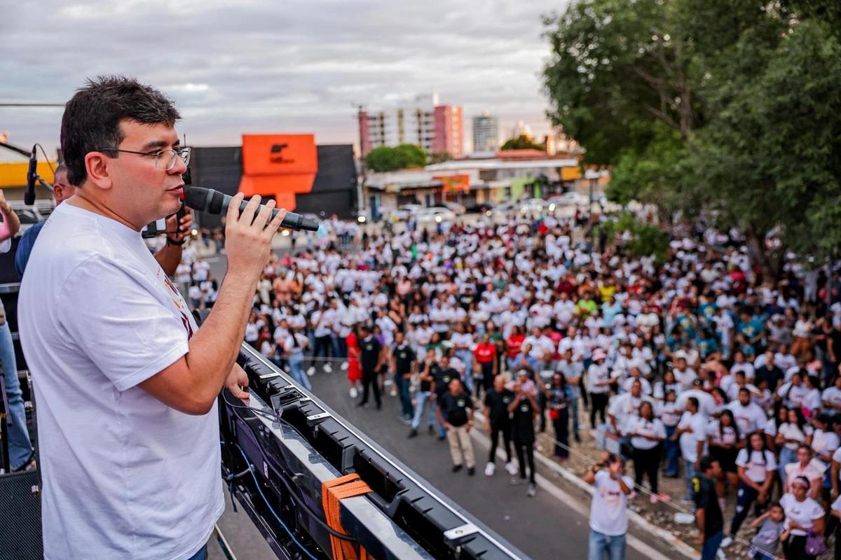 Rafael Fonteles fala na Marcha para Jesus 2025