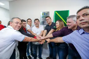 Rafael Fonteles inaugura Unidade Integrada de Segurança Pública em Simões (Foto: Louany Naira)