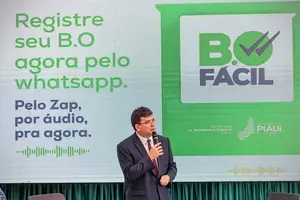 Rafael Fonteles no lançamento do B.O Fácil (Foto: Gabriel Paulino)