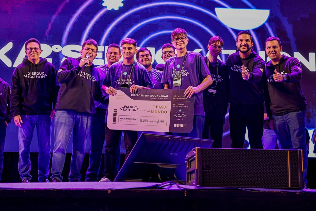 Rafael Fonteles premiação no hackathon