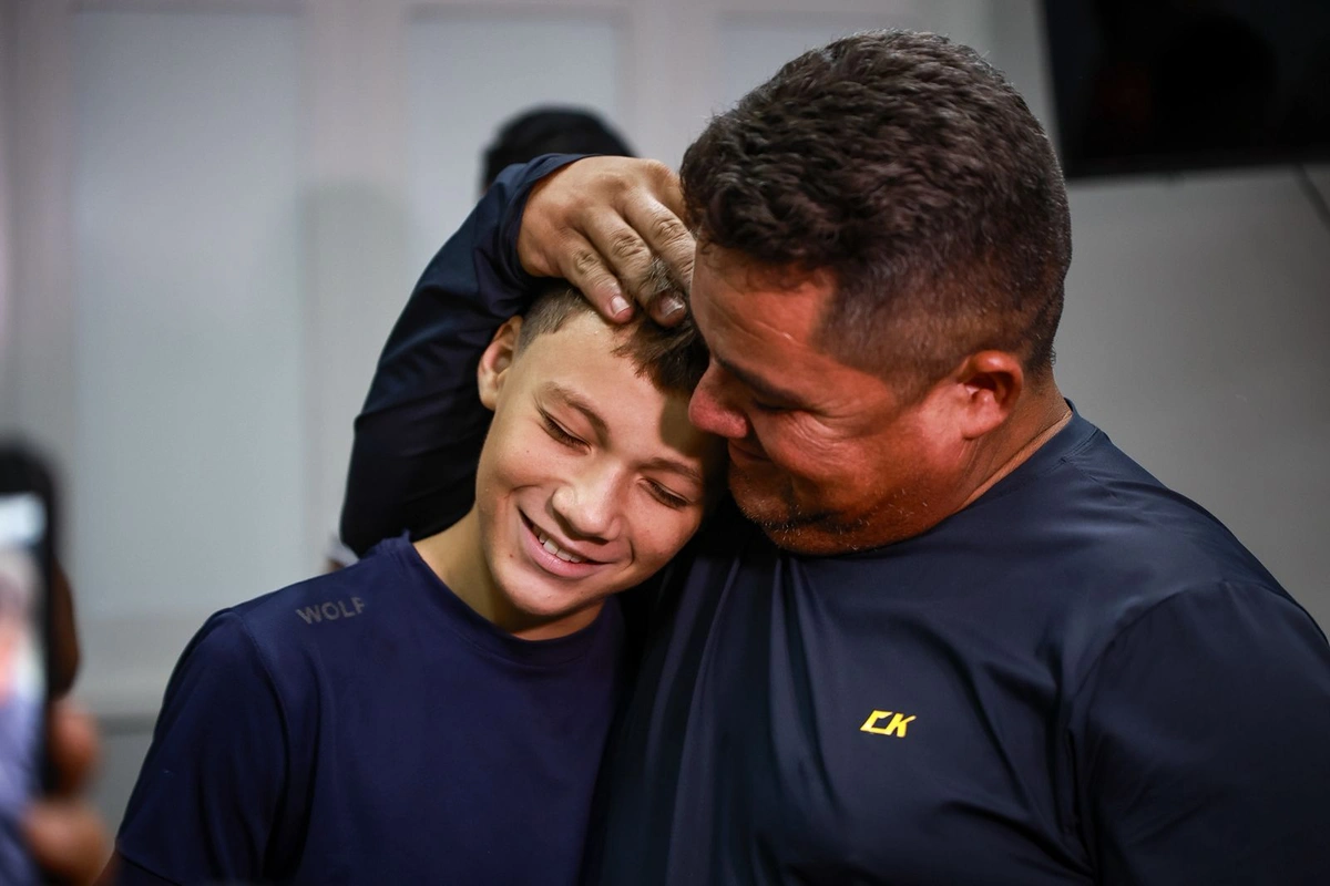 Resgatado Jorge Gabriel e pai