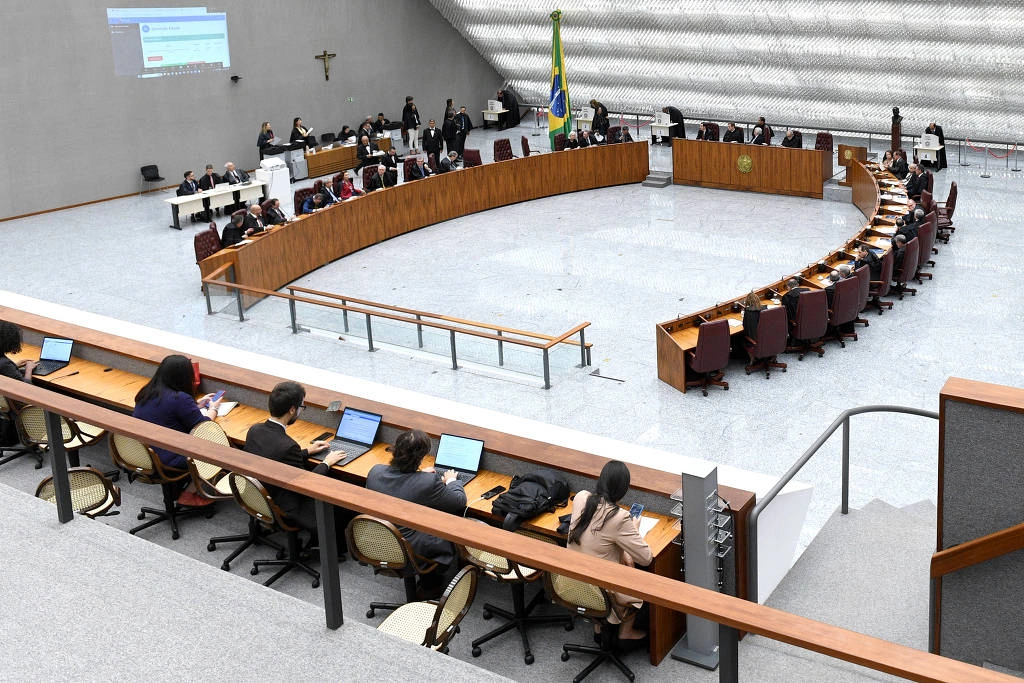 Sessão do plenário do STJ (Superior Tribunal de Justiça)
