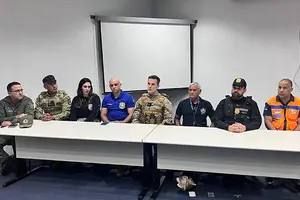 Zanatta com parte dos comandos de equipes (Foto: SSP-PI)