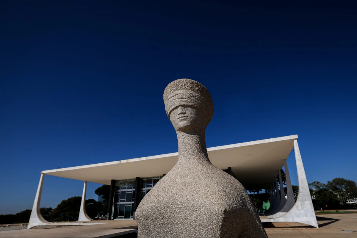 Fachada da sede do STF (Supremo Tribunal Federal), na Praça dos Três Poderes, em Brasília