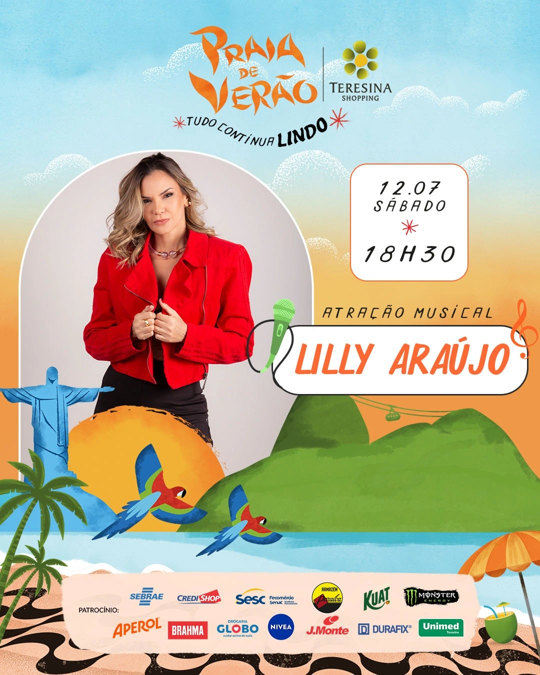 Fim de semana tem rock, shows e diversão garantida na Praia de Verão do Teresina