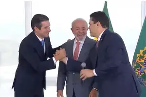 Hugo Motta, Lula e Alcolumbre (Foto: Reprodução)