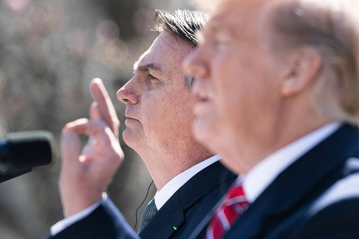 Jair Bolsonaro e Donald Trump em imagem de 2019