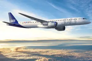 Jato E195-E2 da EMBRAER (Foto: EMBRAER)