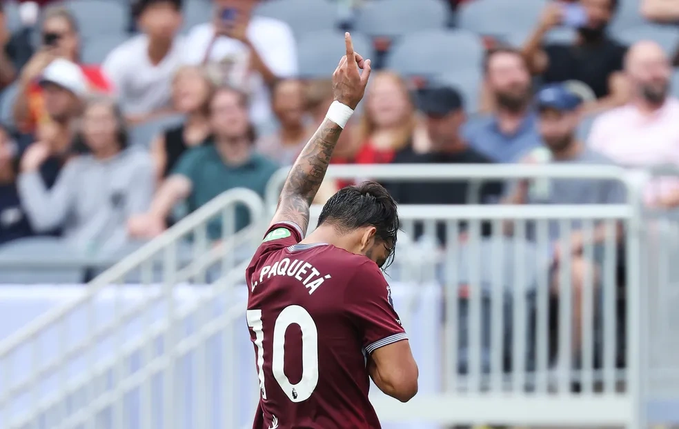 Lucas Paquetá, atacante do West Ham-Inglaterra.