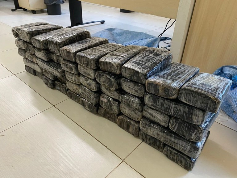 Maconha apreendida pela Polícia Federal