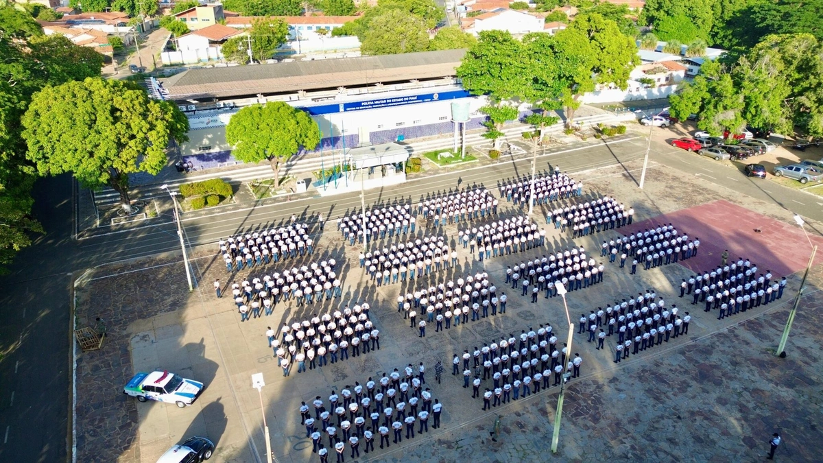 Nova turma do Curso de Formação de Soldados que será nomeada em agosto