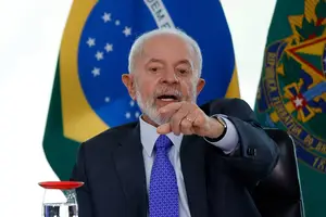 O presidente Lula em reunião com empresários da indústria de alimentos (Foto: Pedro Ladeira)