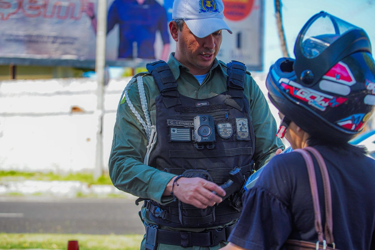 PM com câmera corporal
