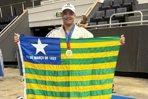 Policial militar piauiense é bicampeão mundial de judô nos Estados Unidos (Foto: ASCOM / PM-PI)