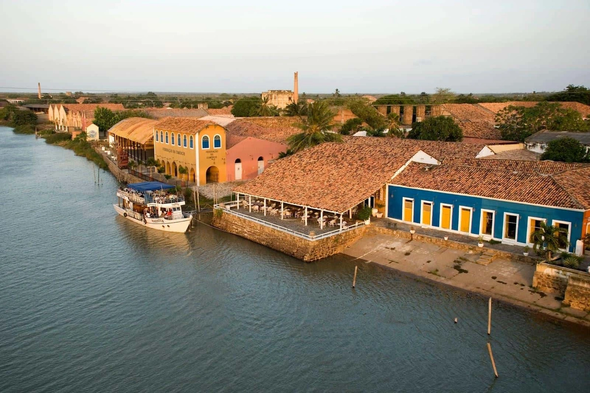 Porto das Barcas na cidade de Parnaíba