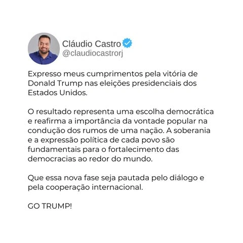 Postagem de Cláudio Castro governador do Rio de janeiro.jpg