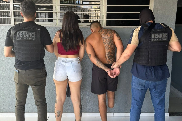A blogueira Maria Clara Sousa Nunes e o namorado dela, identificado pela Polícia Civil do Piauí como Marcelo Pernetta