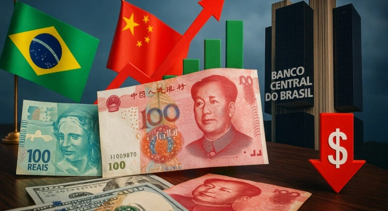 Acordo de R$ 157 bi amplia comércio em yuan, fortalece BRICS e pressiona liderança americana global
