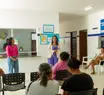 Prefeitura de Parnaíba realiza ação do Agosto Lilás na Pedra do Sal